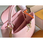 Louis Vuitton LV Pink Capucines BB 27x18x9cm - 3