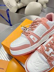 Louis Vuitton LV Sneaker Trainer Pink - 4