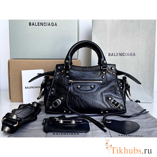 Balenciaga Neo Cagole XS Black Handbag 26x13x18cm - 1