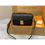 Louis Vuitton LV Pochette Métis East West Black Bag 21.5x6x13.5cm - 1