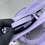 Balenciaga Neo Cagole XS Purple Handbag 26x13x18cm - 5