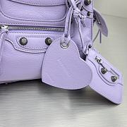 Balenciaga Neo Cagole XS Purple Handbag 26x13x18cm - 3