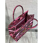 Dior Medium Book Tote Peach Multicolour 36x18x28cm - 5