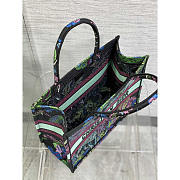 Dior Medium Book Tote Blue Multicolor 36 x 27.5 x 16.5 cm - 6