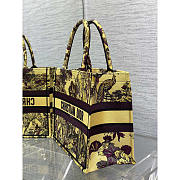 Dior Medium Book Tote Yellow Multicolor Toile de Jouy 36 x 27.5 x 16.5 cm - 5