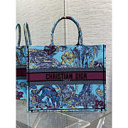 Dior Large Book Tote Celestial Blue Multicolor Toile de Jouy 42x35x18.5cm - 1