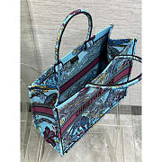 Dior Large Book Tote Celestial Blue Multicolor Toile de Jouy 42x35x18.5cm - 6