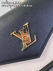 Louis Vuitton LV Mylockme Chain Bag Black Cream 22.5 x 17 x 5.5 cm - 2