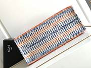 Celine Large Cabas Thais Striped Textile Multicolor 41x28x17cm - 4