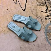 Hermes Oran Sandal Blue - 1