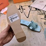 Hermes Oran Sandal Blue - 3