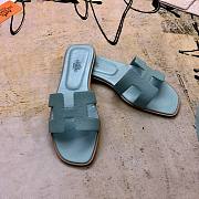 Hermes Oran Sandal Blue - 5