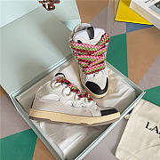 Lanvin Curb Suede Trim Sneakers - 5