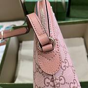 Gucci Ophidia GG Small Shoulder Bag Pink Canvas 23.5x19x8cm - 5