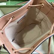 Gucci Ohidia GG Mini Bucket Bag Pink Canvas 15.5x19x9cm - 6