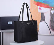 Prada Re-Nylon Tote Bag Black 35x29x15.5cm - 3