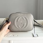 Gucci Soho Small Leather Disco Gray Bag 21x15x7cm - 1