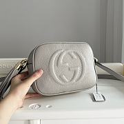 Gucci Soho Small Leather Disco Gray Bag 21x15x7cm - 4