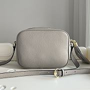 Gucci Soho Small Leather Disco Gray Bag 21x15x7cm - 3