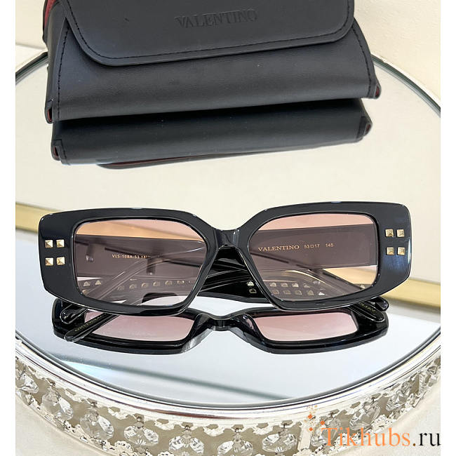 Valentino V-Cinque Rectangular Sunglasses - 1