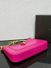 BVLGARI Serpenti Baia Shoulder Bag Pink 27.5x18x4.5cm - 4