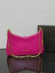 BVLGARI Serpenti Baia Shoulder Bag Pink 27.5x18x4.5cm - 3