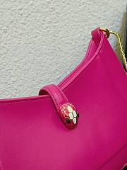 BVLGARI Serpenti Baia Shoulder Bag Pink 27.5x18x4.5cm - 2