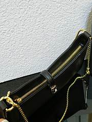 BVLGARI Serpenti Baia Shoulder Bag Black 27.5x18x4.5cm - 4