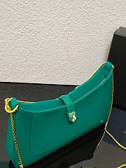 BVLGARI Serpenti Baia Shoulder Bag Green 27.5x18x4.5cm - 2