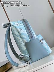 Louis Vuitton LV Discovery Backpack Crystal Blue 29 x 38 x 20 cm - 2