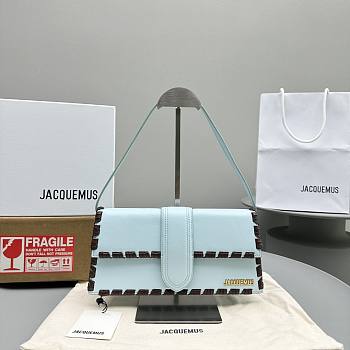 Jacquemus Le Bambino Long Lacet Light Blue 28x13.5x6cm