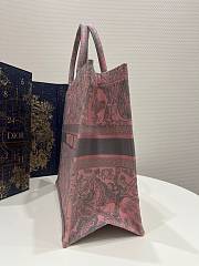 Dior Large Book Tote Pink And Gray 42 x 35 x 18.5 cm - 3