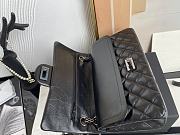 Chanel Classic 2.55 Handbag Flap Black 25cm - 4