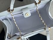 Chanel 22 Calfskin Tote Bag Large White 39x29x15cm - 3