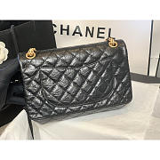 Chanel Hanbag Aged Calfskin & Gold-Tone Metal Black 24.5x9x27cm - 4