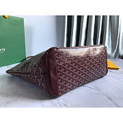 Goyard Saint Louis GM Bag Burgundy 34x20x40cm - 4