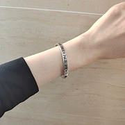 Chrome Heart Classic Engraved Bracelet - 3