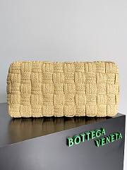 Bottega Veneta Cassette Tote Bag Intreccio Woven Raffia 35x44x22.5cm - 3