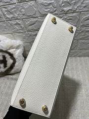 Hermes Kelly White Epsom Gold 25cm - 4