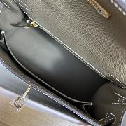 Hermes Kelly Gray Epsom Gold 25cm - 4