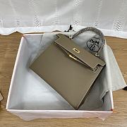 Hermes Kelly Gray Epsom Gold 25cm - 2