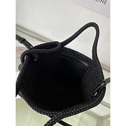 Balenciaga Ibiza Small Basket Bag Black 17x24x15cm - 6