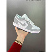 Jordan 1 Low Wolf Gray Sneaker - 1