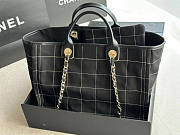 Chanel Maxi Shopping Bag Black 44x32x21cm - 3