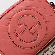 Gucci Blondie Small Shoulder Bag Pink 24x15.5x5cm - 2