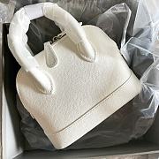 Balenciaga Women's White Ville Mini Top Handle Bag 18x8x15cm - 2