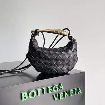 Bottega Veneta Mini Sardine Black 20x12x2.5cm