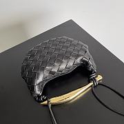 Bottega Veneta Mini Sardine Black 20x12x2.5cm - 4