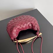 Bottega Veneta Mini Sardine Red wine 20x12x2.5cm - 4