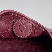 Bottega Veneta Mini Sardine Red wine 20x12x2.5cm - 2